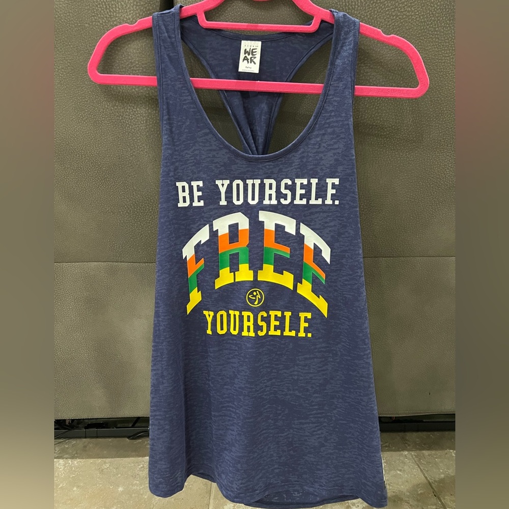 Zumba®️ Twisted Back Tank Top - S